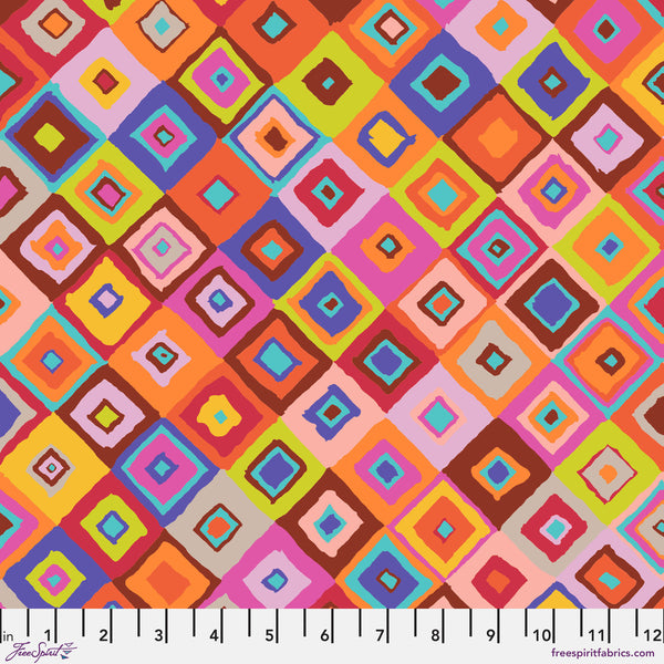 Kaffe Fassett : Square Dance in Red : Free Spirit