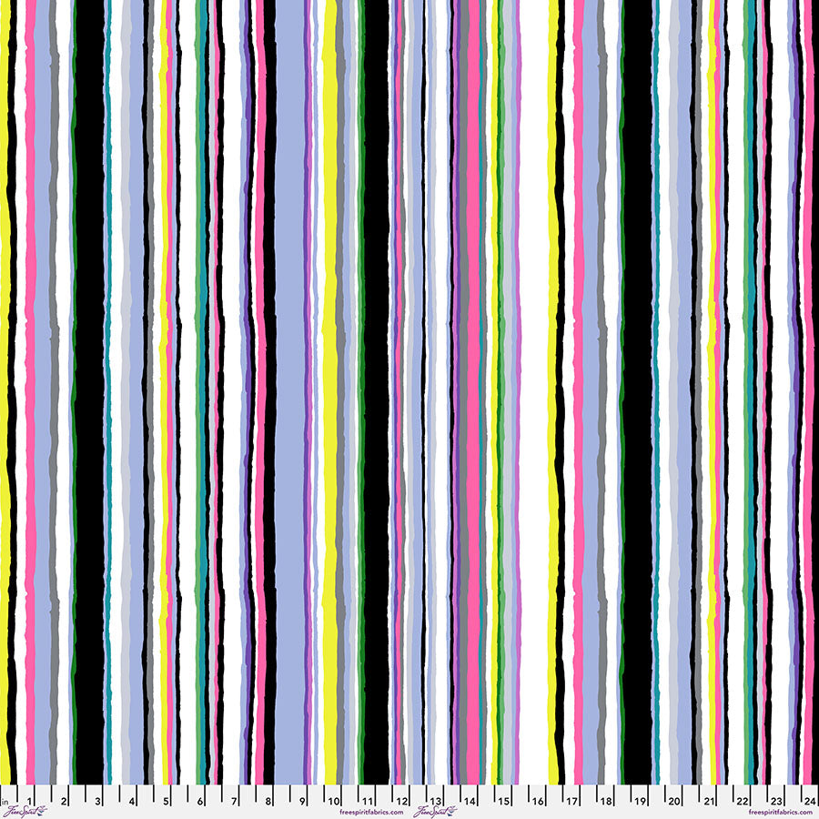 Kaffe Fassett : Echo Stripe in Contrast : Free Spirit
