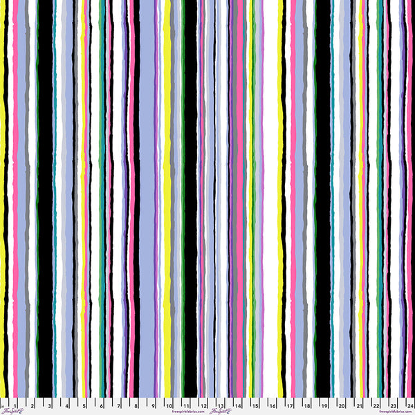 Kaffe Fassett : Echo Stripe in Contrast : Free Spirit