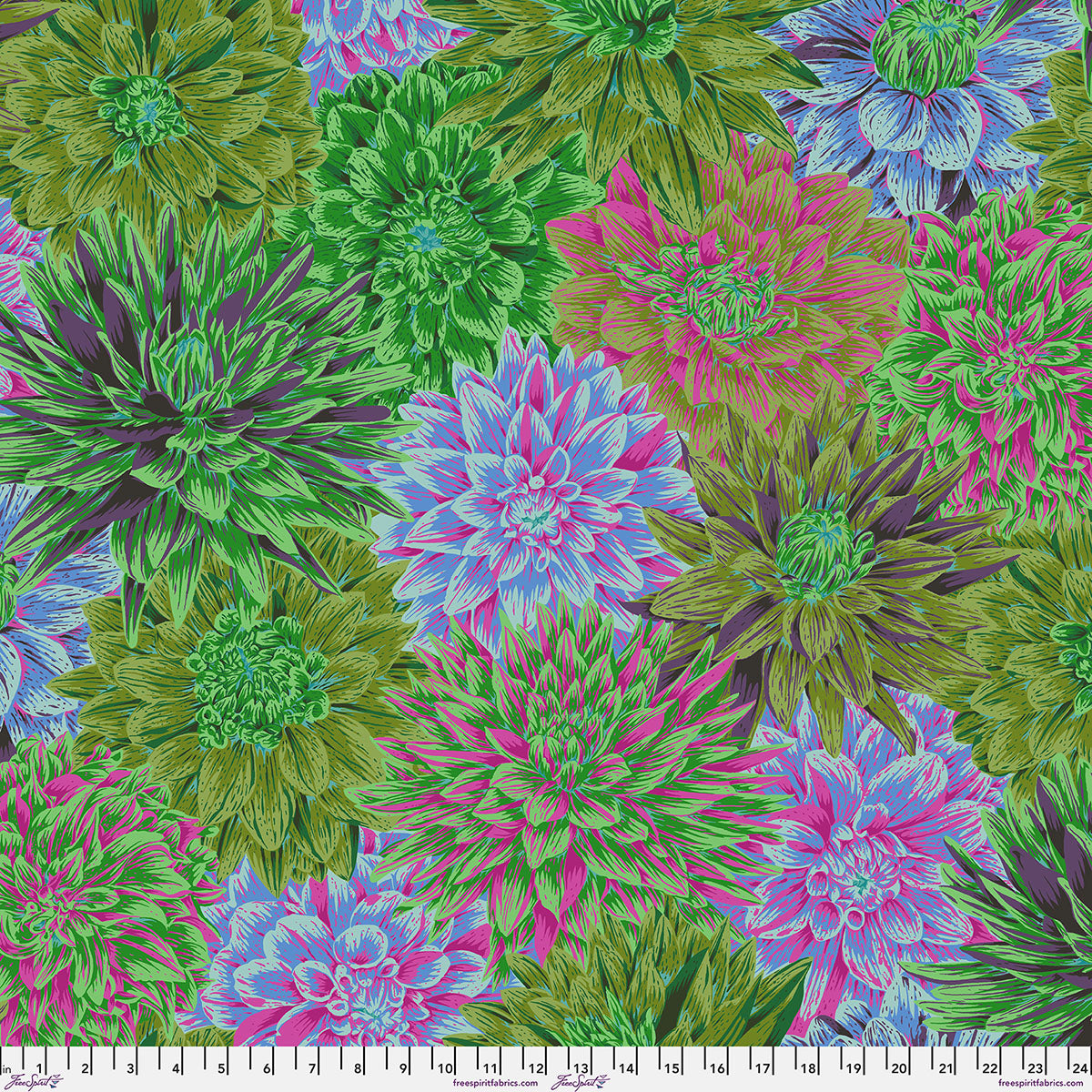 Philip Jacobs : Bursting Stripes in Green : Free Spirit