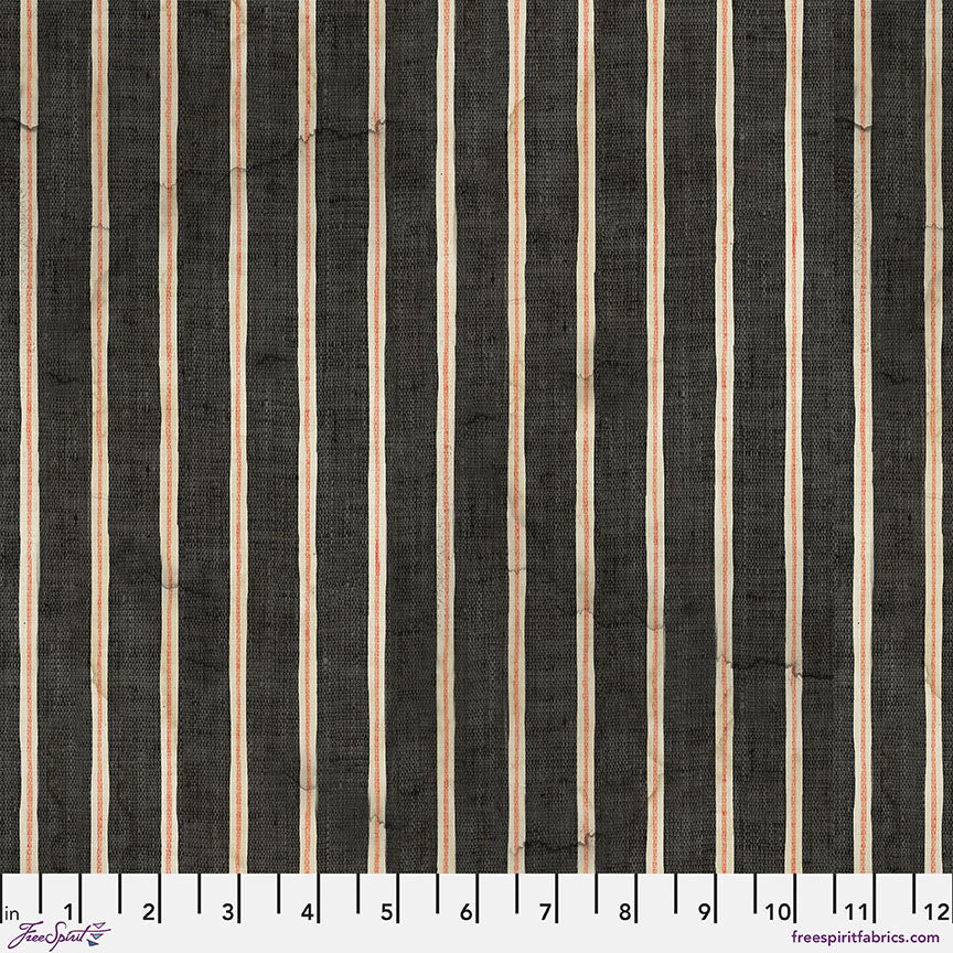 Laboratory by Tim Holtz : Striped in Black : Free Spirit