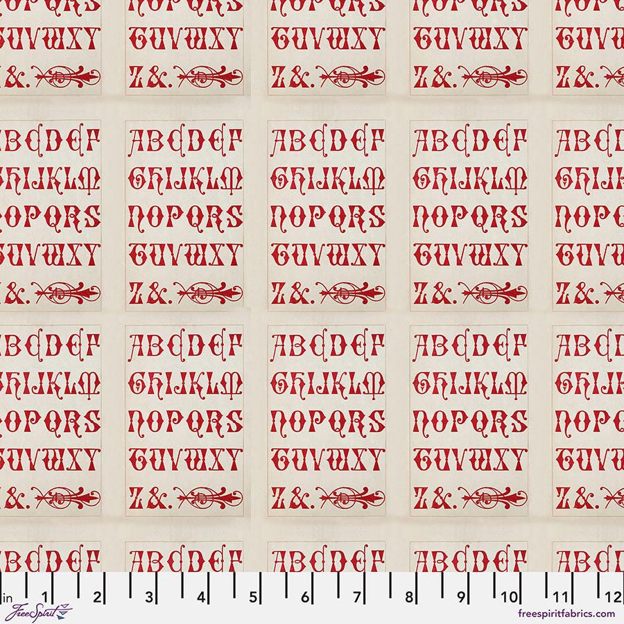 Red Palette by Tim Holtz : Typography in Red  : Free Spirit