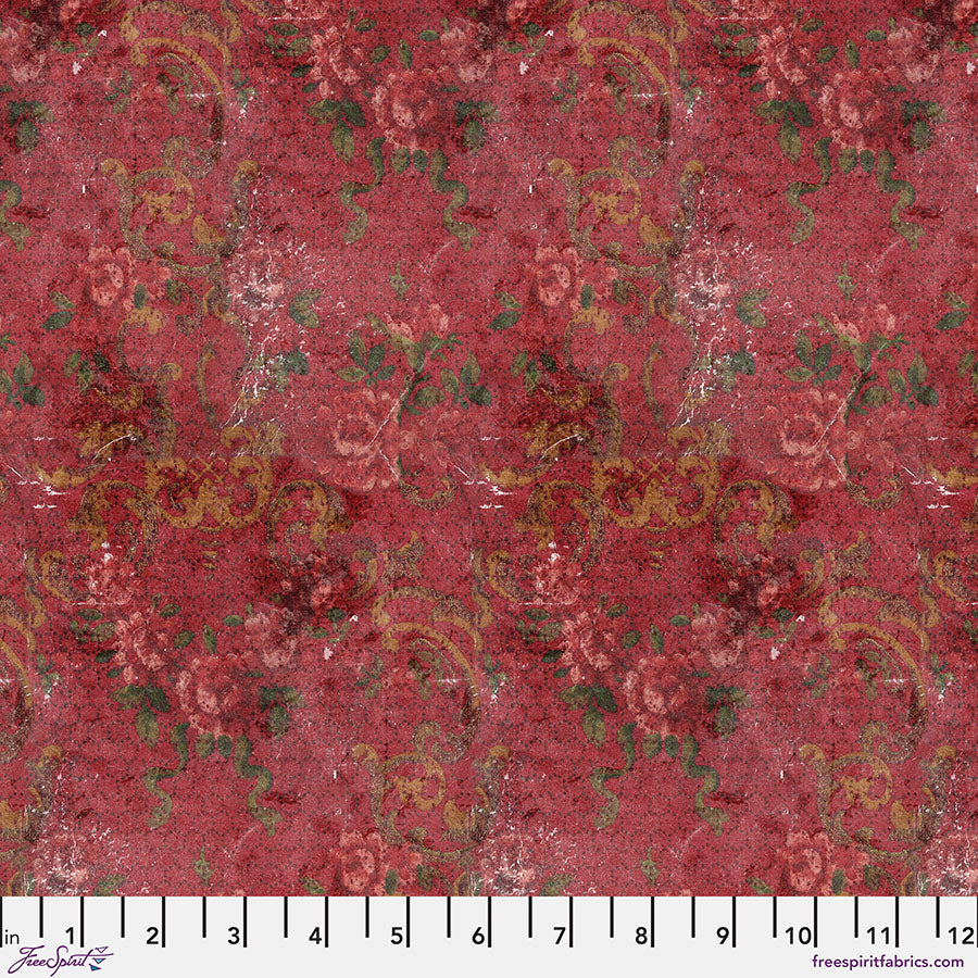 Red Palette by Tim Holtz : Tapestry in Red  : Free Spirit