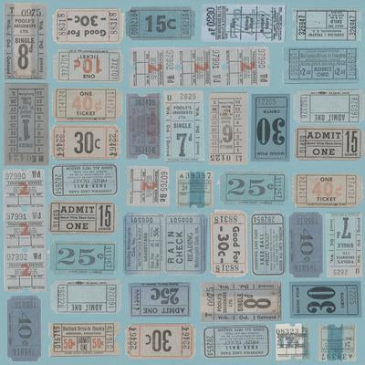 Blue Palette by Tim Holtz : Tickets in Blue : Free Spirit