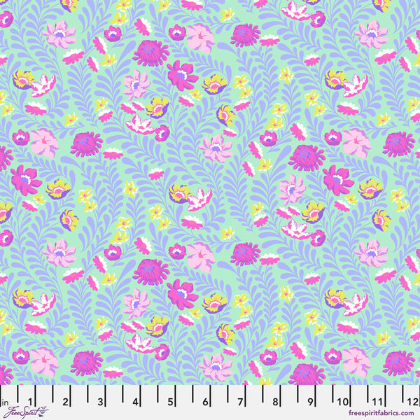 Untamed by Tula Pink : Flowerfield in Cosmic : Free Spirit