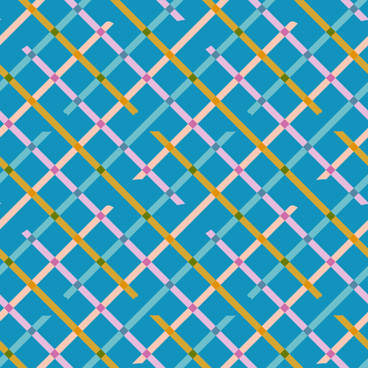 Washi Plus by Rashida Coleman Hale : Off Grid in Bright Blue : Ruby Star Society
