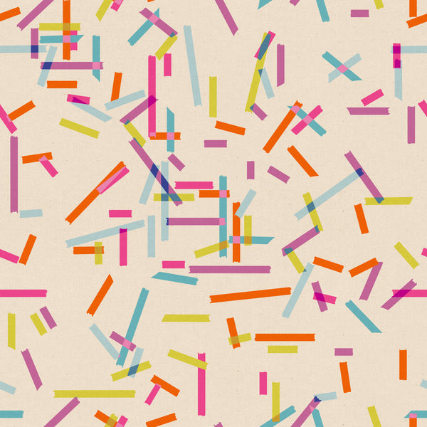 Washi Plus by Rashida Coleman Hale : Washi Tape Canvas in Natural : Ruby Star Society : Canvas
