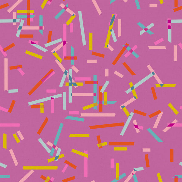 Washi Plus by Rashida Coleman Hale : Washi Tape Canvas in Heliotrope : Ruby Star Society : Canvas