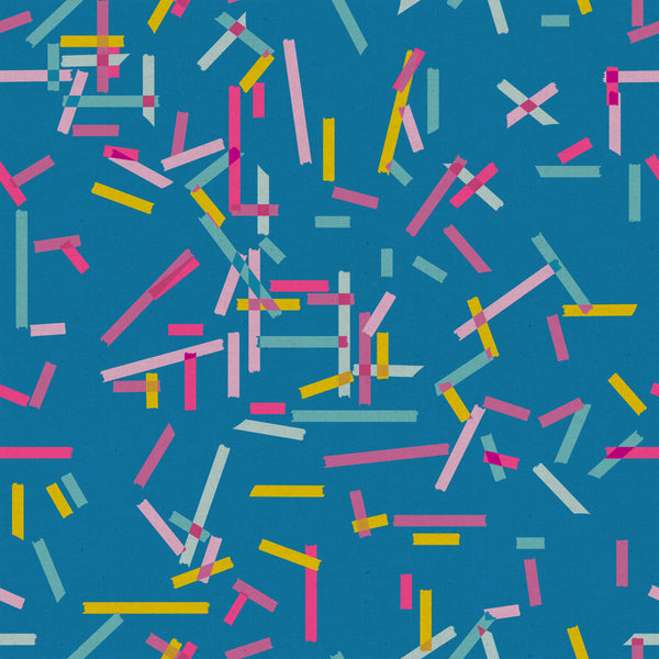 Washi Plus by Rashida Coleman Hale : Washi Tape Canvas in Cerulean : Ruby Star Society : Canvas