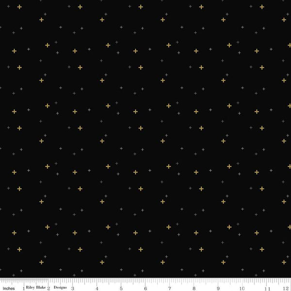 Sparkler in Black : Riley Blake