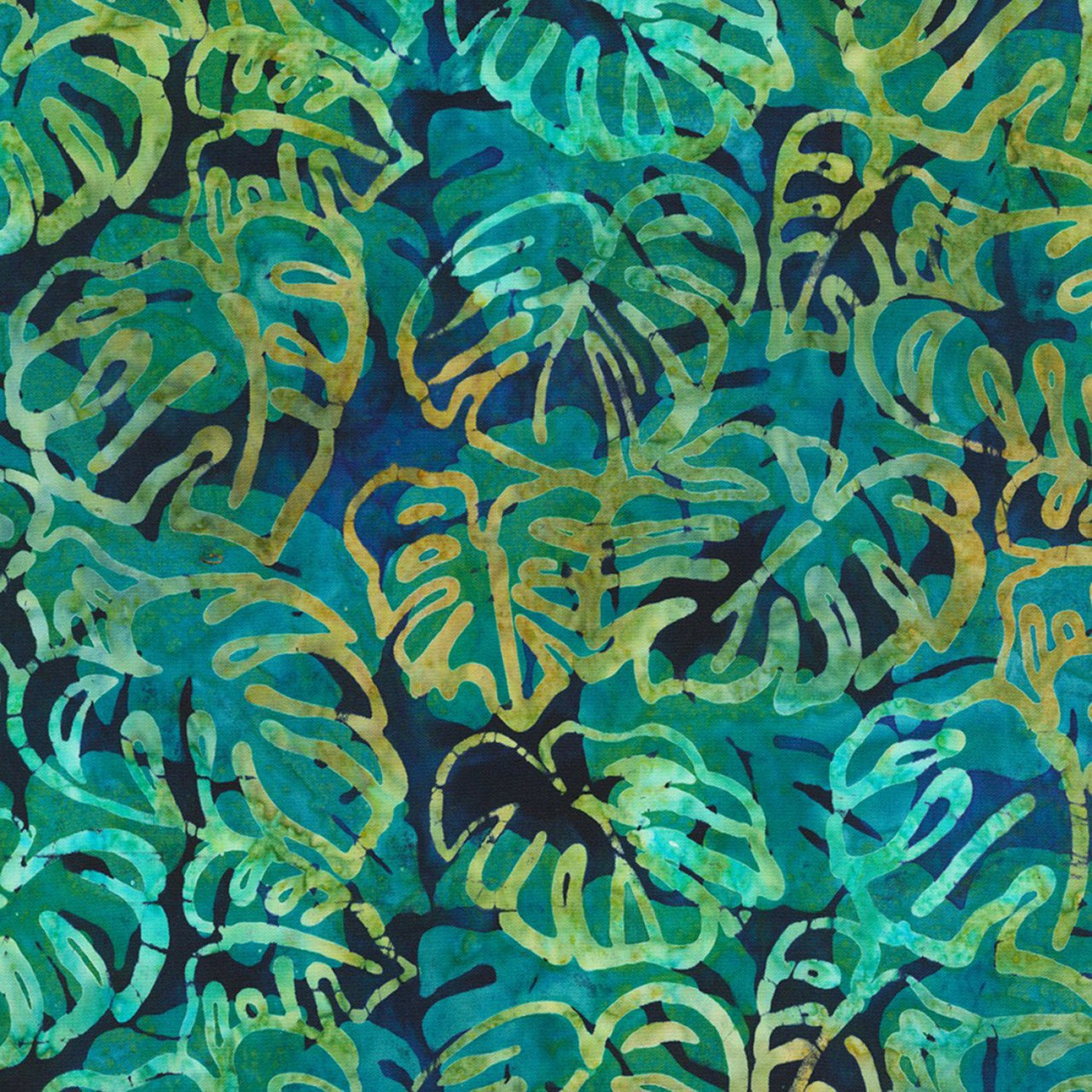 Artisan Batiks: Jungle Dreams : srk-22612-215 Surf : Robert Kaufman