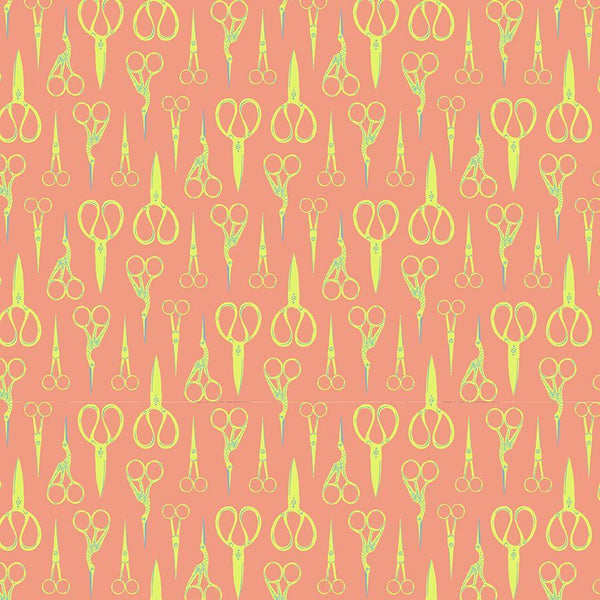 Stitch & Glow by Faye Guanipa : Crane Scissors in Cantaloupe : Dear Stella