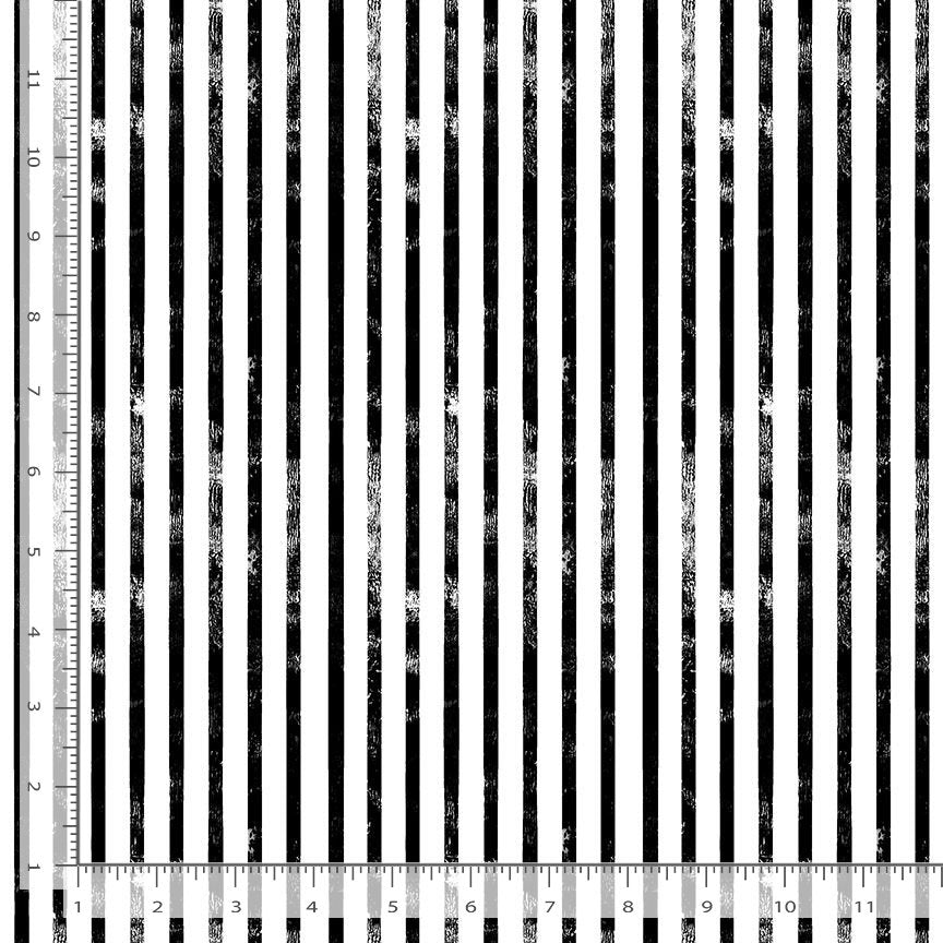 Quiet Riot by Pammie Jane : Weathered Stripe in White : Dear Stella