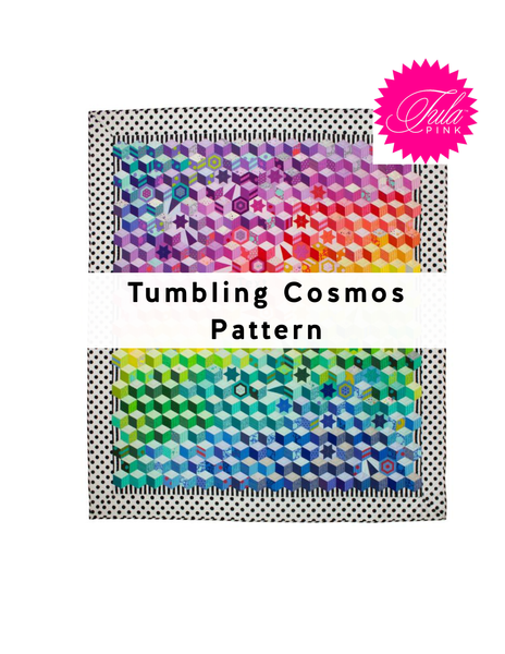 Tumbling Cosmos Block Quilt by Tula Pink :  Complete Pattern