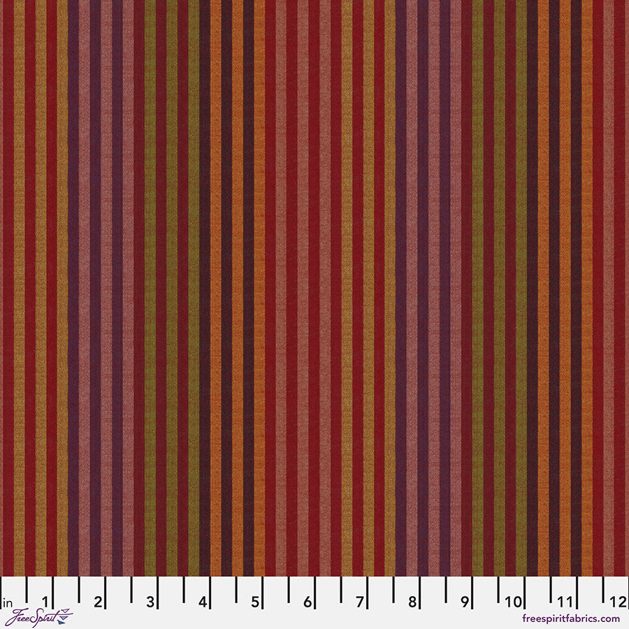 Kaffe Fassett : Caterpillar Stripe in Earth : Free Spirit