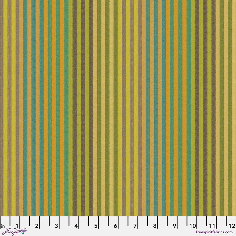 Kaffe Fassett : Caterpillar Stripe in Sprout : Free Spirit