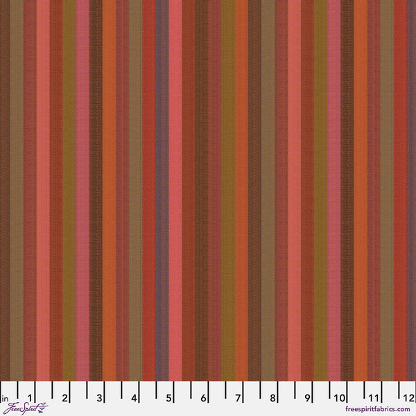 Kaffe Fassett : Narrow Stripe in Tomato : Free Spirit