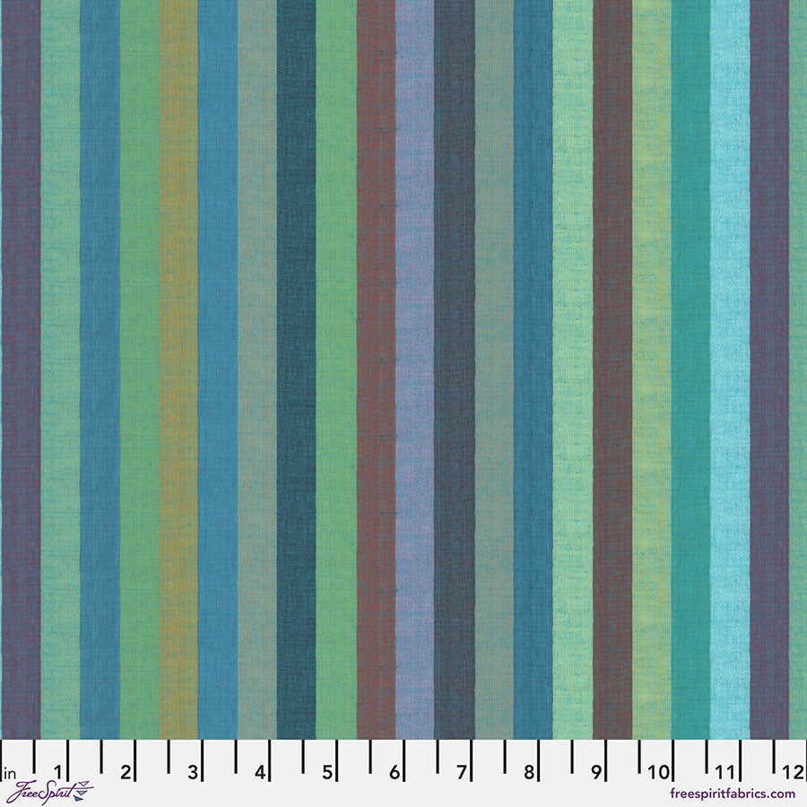 Kaffe Fassett : Broad Stripe in Azure : Free Spirit