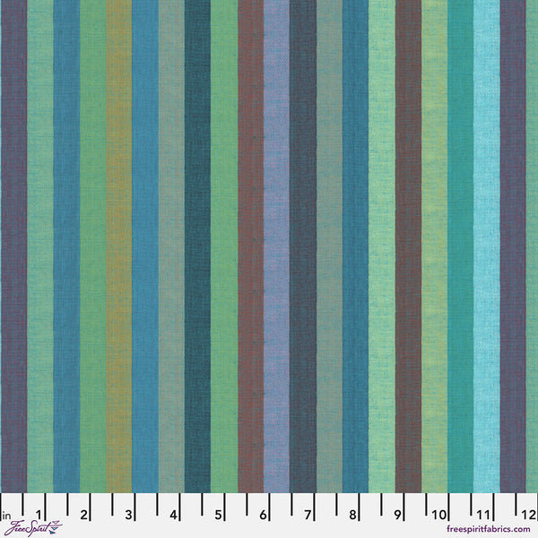 Kaffe Fassett : Broad Stripe in Azure : Free Spirit