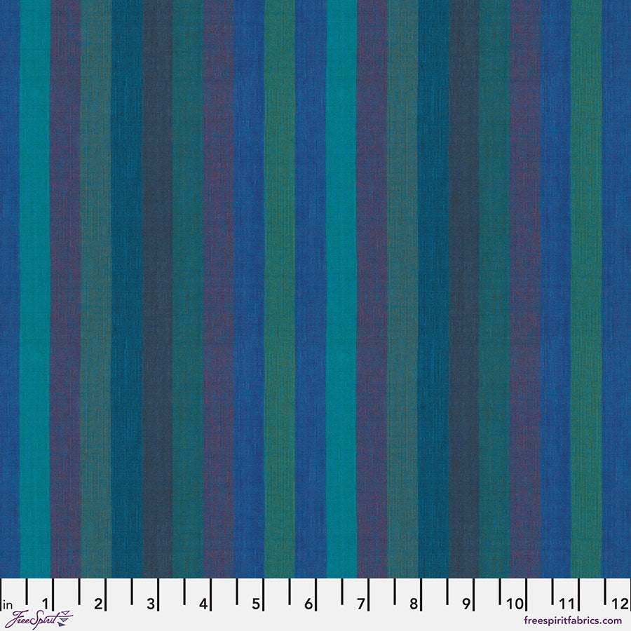 Kaffe Fassett : Broad Stripe in Blue : Free Spirit