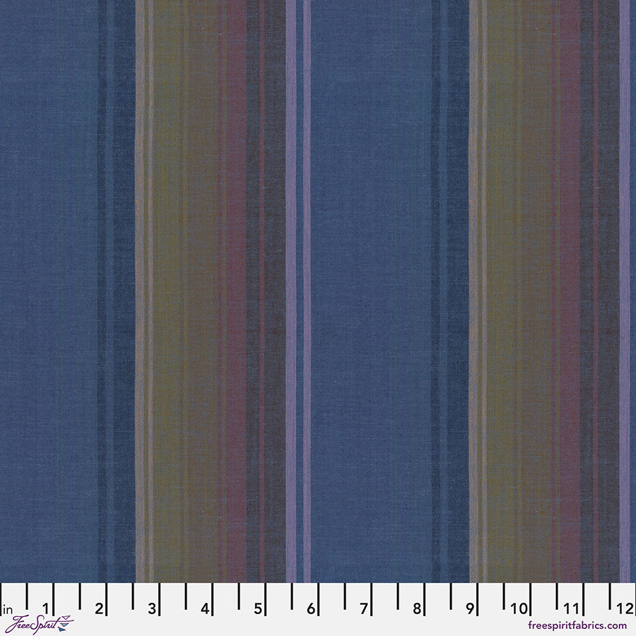 Kaffe Fassett : Exotic Stripe in Denim : Free Spirit