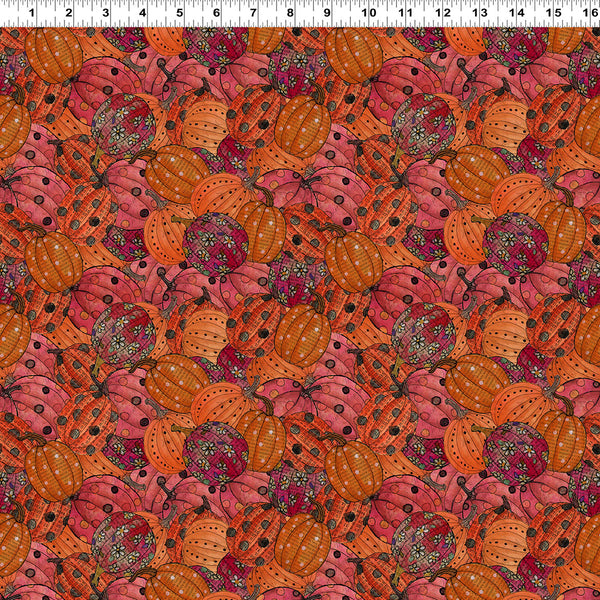 Faboolous by Sue Zipkin : Pumpkins in Orange : Clothworks