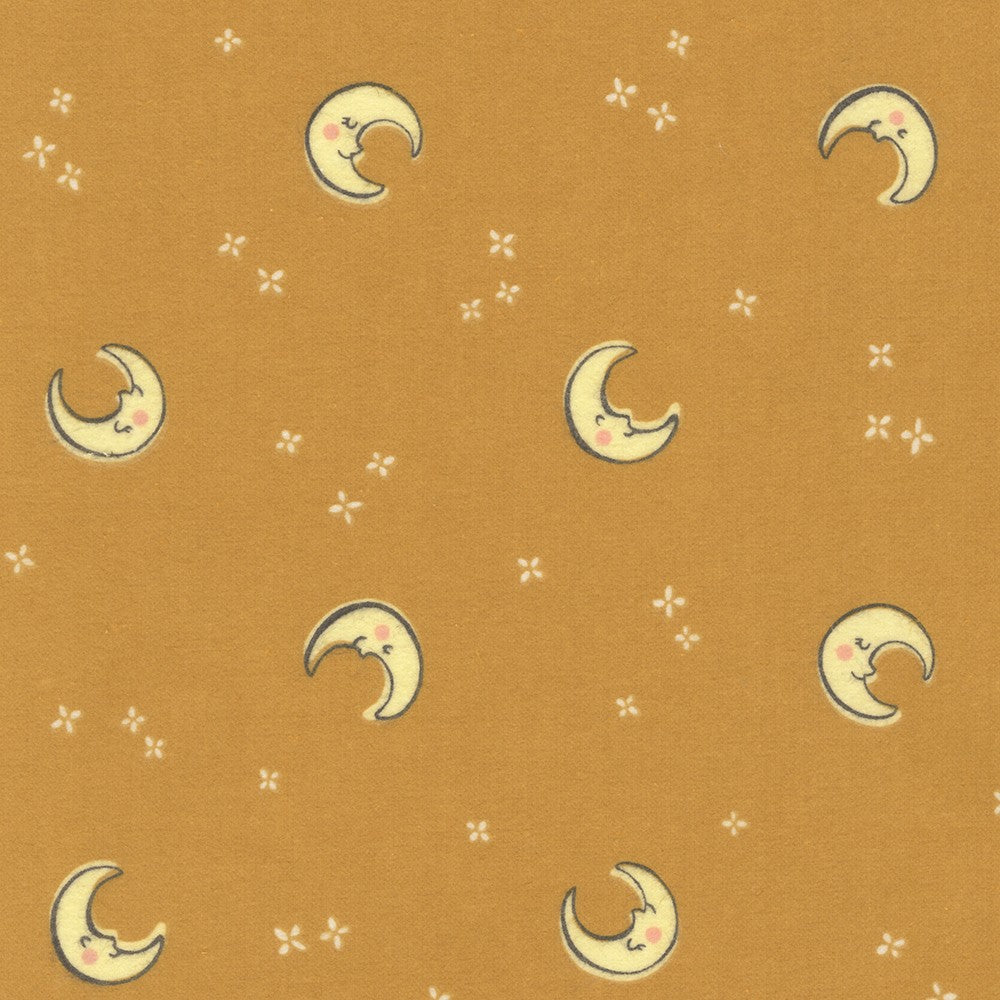 Cozy Cotton Flannel : Over the Moon : srkf-21892-479 : Robert Kaufman