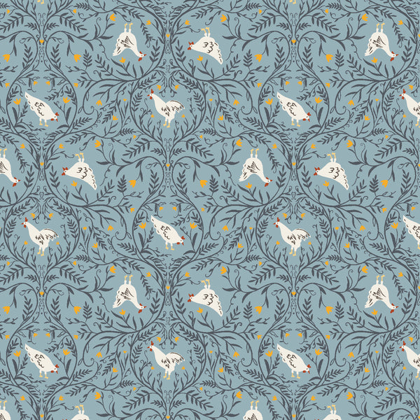 Day On A Farm by Indico Designs : Feeding the Chickens in Wellwater : RJR