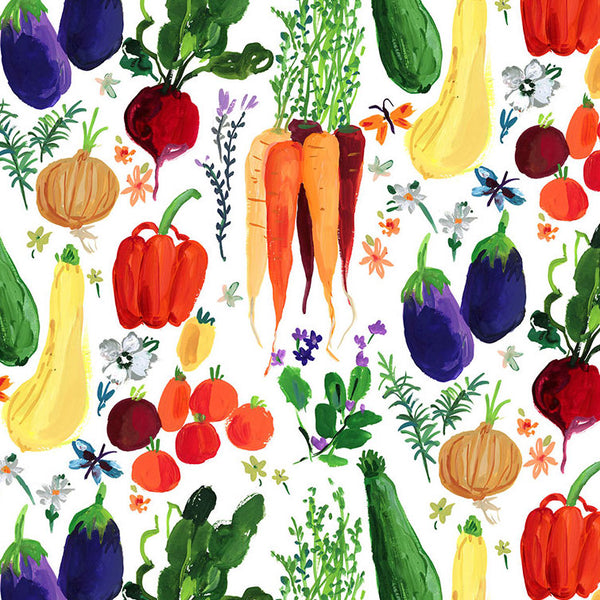 Chef's Table : Veggie Haul in White : Dear Stella