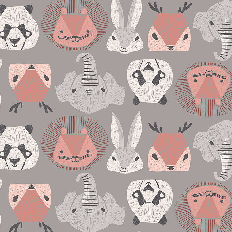 New Here by Rae Ritchie : Animal Heads in Storm : Dear Stella : Flannel