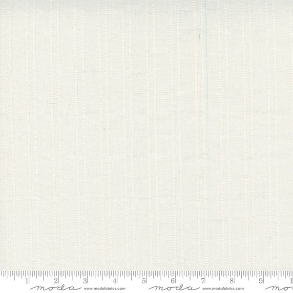 Lakeside Toweling : Woven Stripe in Off White : Moda