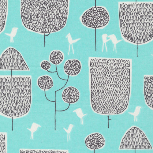Yoyogi Park by Skinny LaMinx : Tokyo Trees in Turquoise : Cloud 9