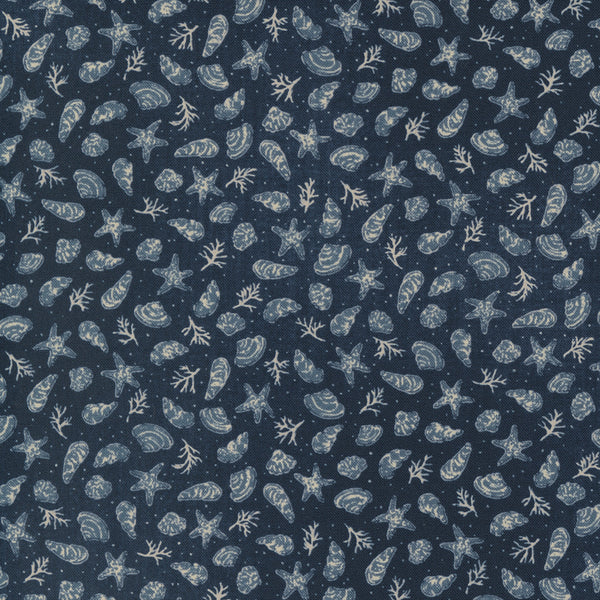 To The Sea by Janet Clare : 16931-12 Dark Ocean : Moda