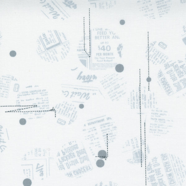 Modern Background Even More Paper by Zen Chic : 1762-11 White : Moda