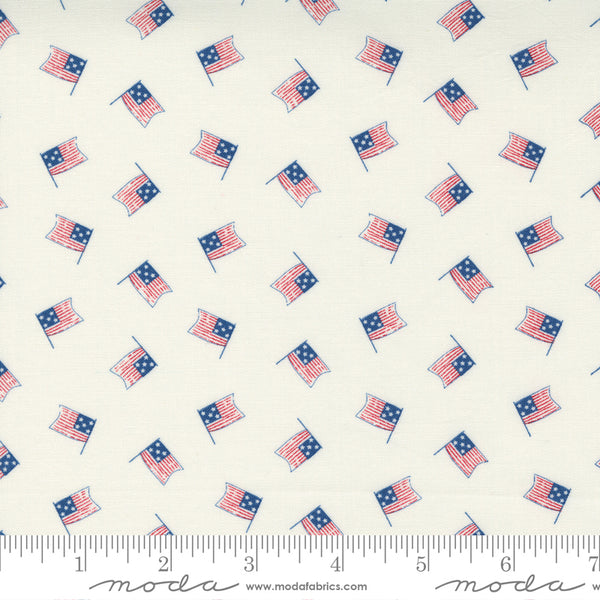 Prairie Days by Bunny Hill Designs : 2993-12 Milk White : Moda