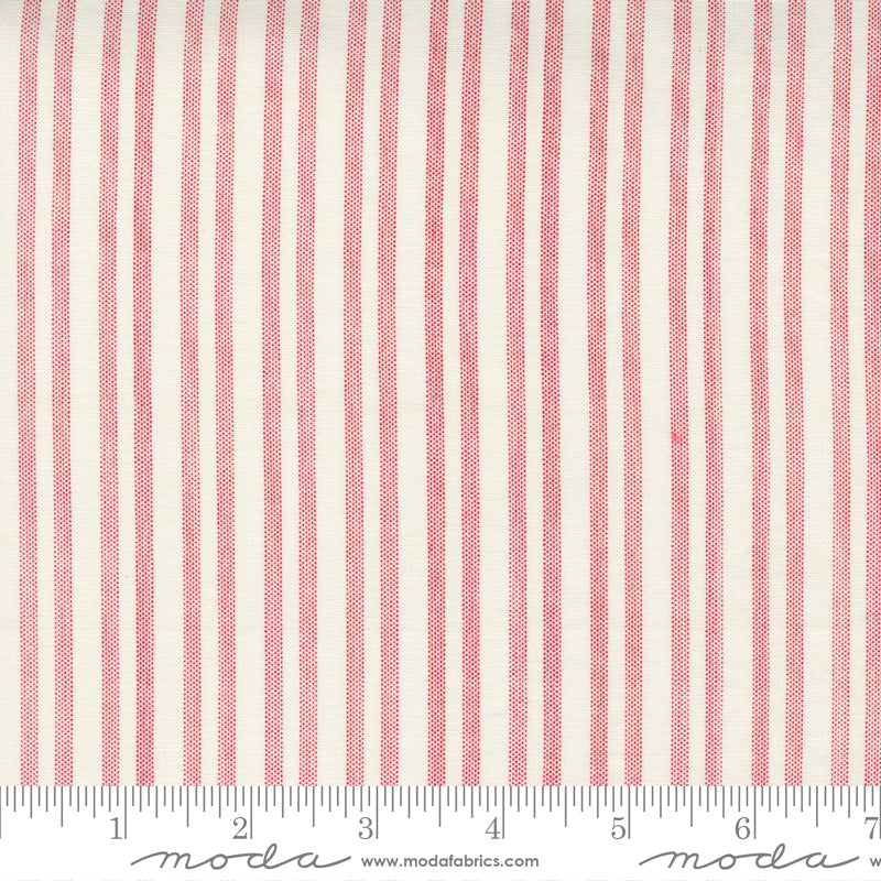 Prairie Days by Bunny Hill Designs : 2997-11 Milk White Red : Moda