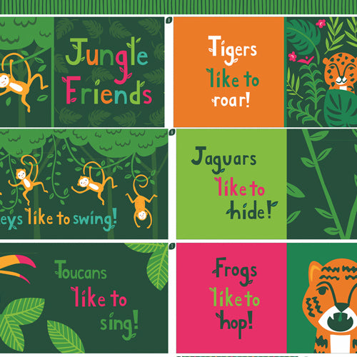 Jungle Paradise by Stacy Iest Hsu : 20780-11 Multi : Moda