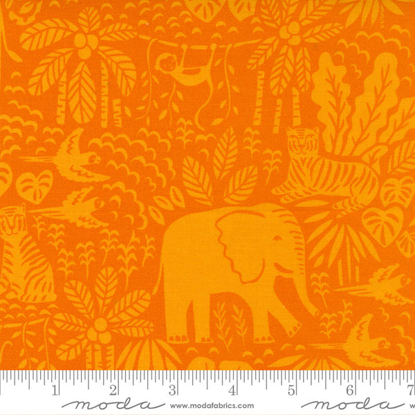 Jungle Paradise by Stacy Iest Hsu : 20785-15 Orange : Moda