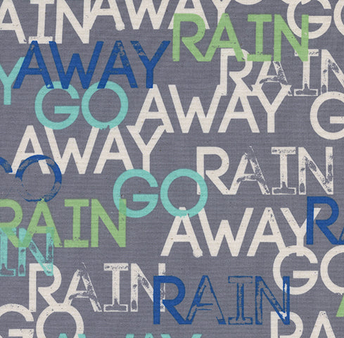 Raindrop by Rashida Coleman-Hale : Rain Go Away in Storm : Cotton and Steel
