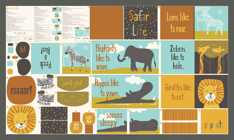 Safari Life by Stacy Iest Hsu : 20641-11 : Moda : Soft Book