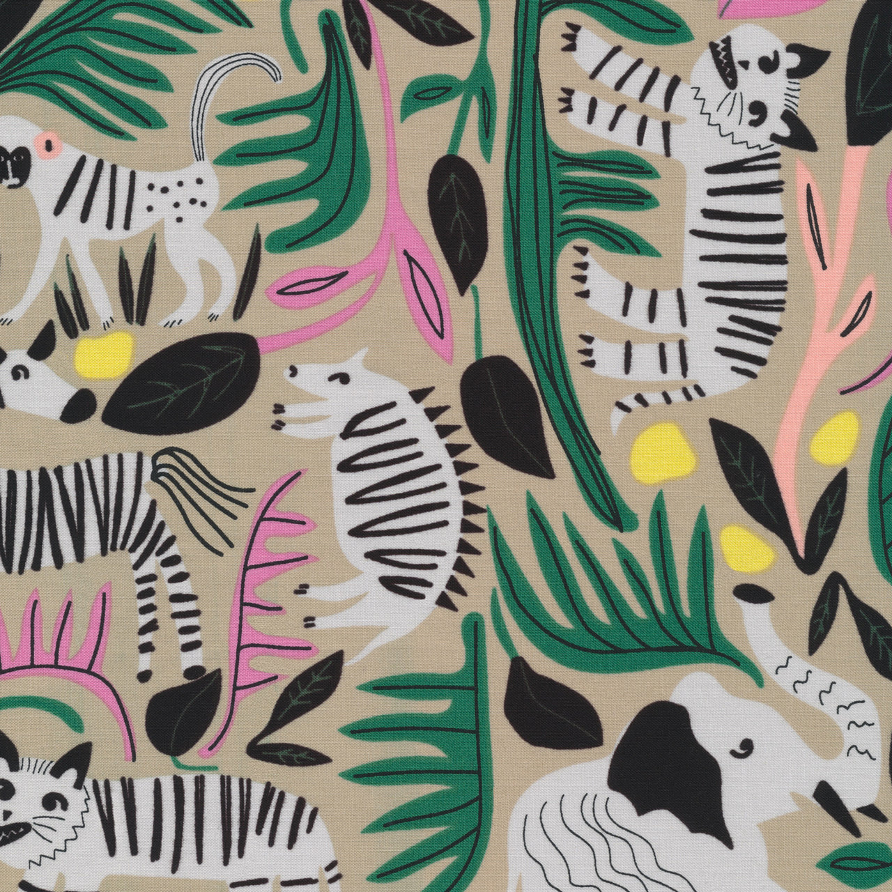 Wild by Leah Duncan : Jungle Forest in Gray : Cloud 9