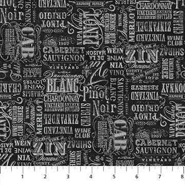 Life Happens, Wine Helps by Ellen and Clark Studio : 24566-99 Black : Northcott