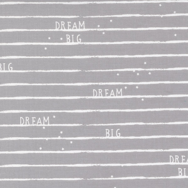 D is For Dream by Paper and Cloth : 25126-12 Dark Grey : Moda