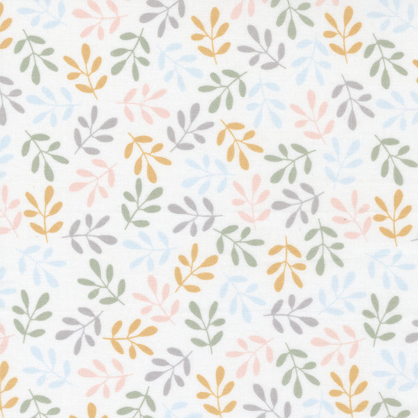 D is For Dream by Paper and Cloth : 25127-11 White Multi : Moda