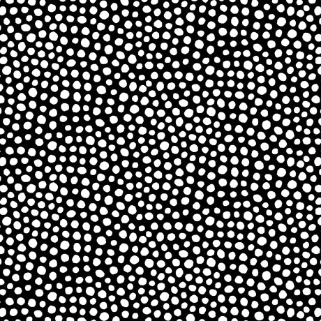 Blanc et Noir : Dots in Black : Quilting Treasures
