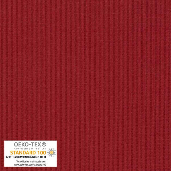 Avalana Structured Knit : Brick Red : Stof : Knit