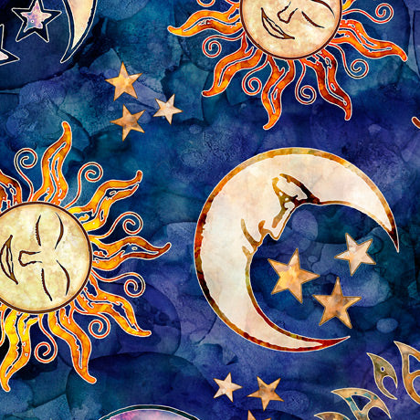 Moonshadow by Dan Morris : Sun and Moon Toss : Quilting Treasures
