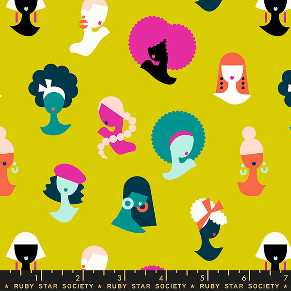Adorn by Rashida Coleman-Hale : Hey Ladies Women Girls in Citron : Ruby Star Society