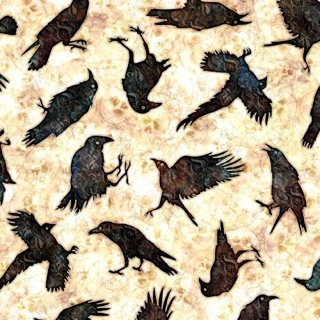 Wicked by Dan Morris : Crows 28827-E : QT Fabrics