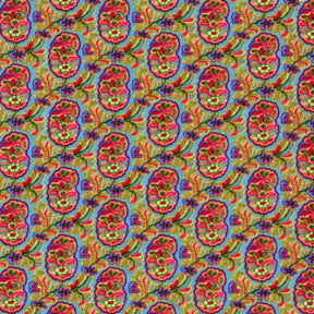 Paisley : Liberty Art Fabric : Rustic in Turquoise : Rowan